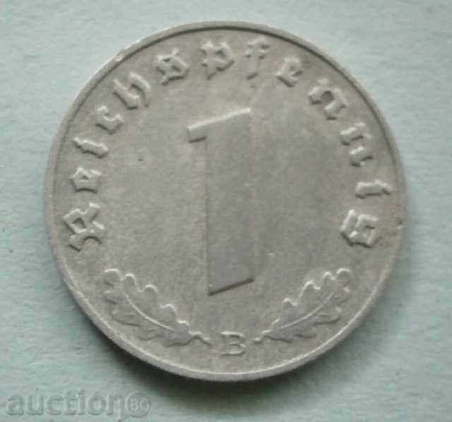 1 pfennig 1944 Γερμανία