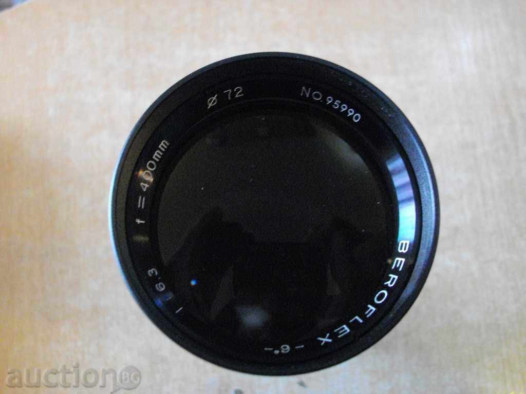 Lens "BEROFLEX - f = 400mm" Japanese working - 7 Lens "BEROFLEX - f = 400mm" Japanese working - 7