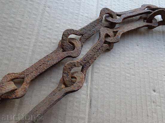 cârlig Vechi lanț forjate, focar cuier - 7