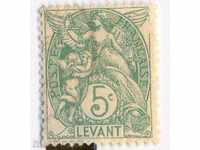 Γαλλία. 1902 Τοπική Levant ταχυδρομείου.
