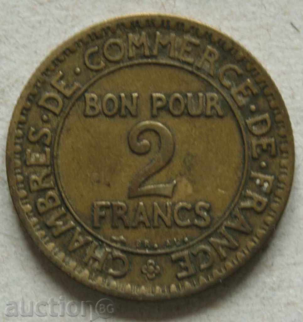 2 φράγκα το 1925 η Γαλλία