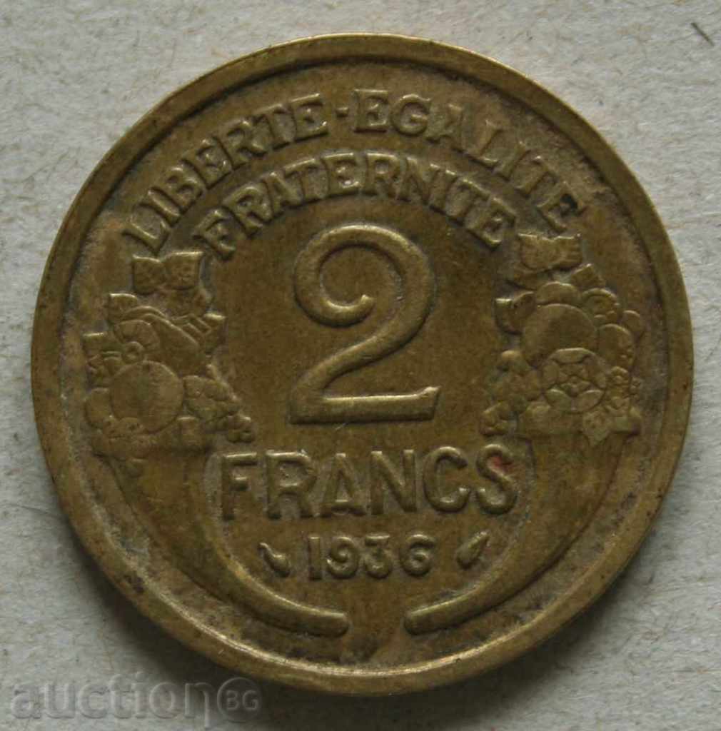 2 φράγκα το 1936 η Γαλλία