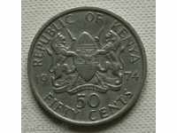 50 de cenți 1974 Kenya