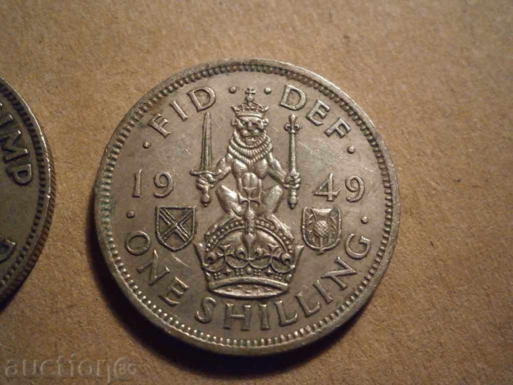 Παράδοση Ένα σελίνι 1947 1948 1949 LOT Σίλινγκ ΙΝΔΙΑ Παράδοση Ένα σελίνι 1947 1948 1949 LOT Σίλινγκ ΙΝΔΙΑ