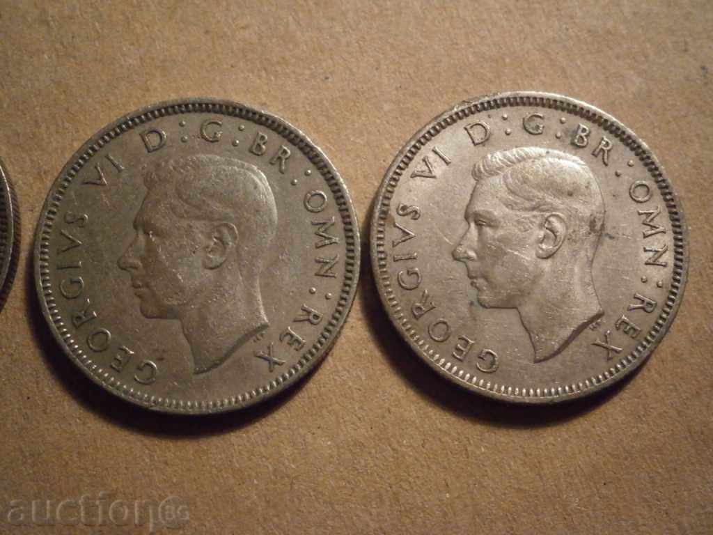 Ένα σελίνι 1947 1948 1949 LOT Σίλινγκ ΙΝΔΙΑ - 7 Ένα σελίνι 1947 1948 1949 LOT Σίλινγκ ΙΝΔΙΑ - 7