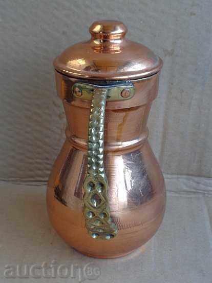 Tin cannula, baker, copper pot, jesse with price 76.00 BGN | € 38.86 Tin cannula, baker, copper pot, jesse with price 76.00 BGN | € 38.86