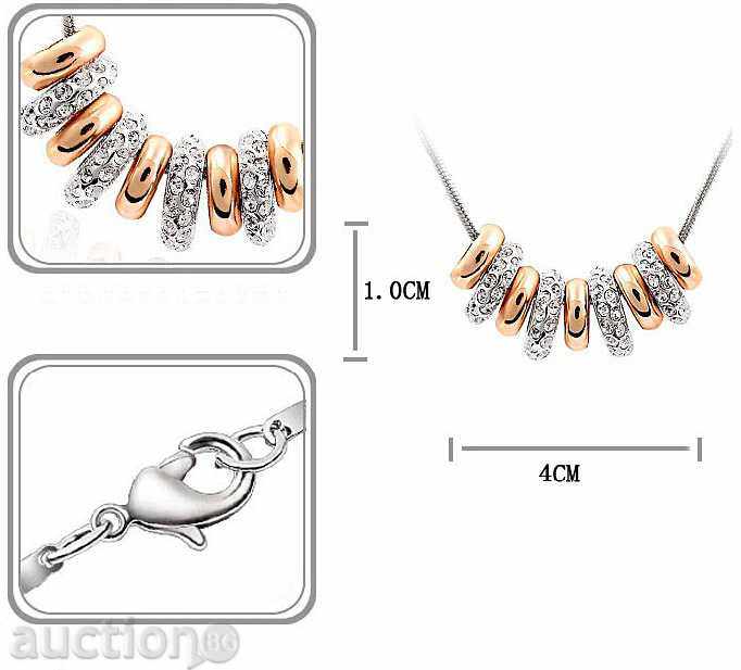 Necklace Crystal rings with price 21.00 BGN | € 10.74 Necklace Crystal rings with price 21.00 BGN | € 10.74