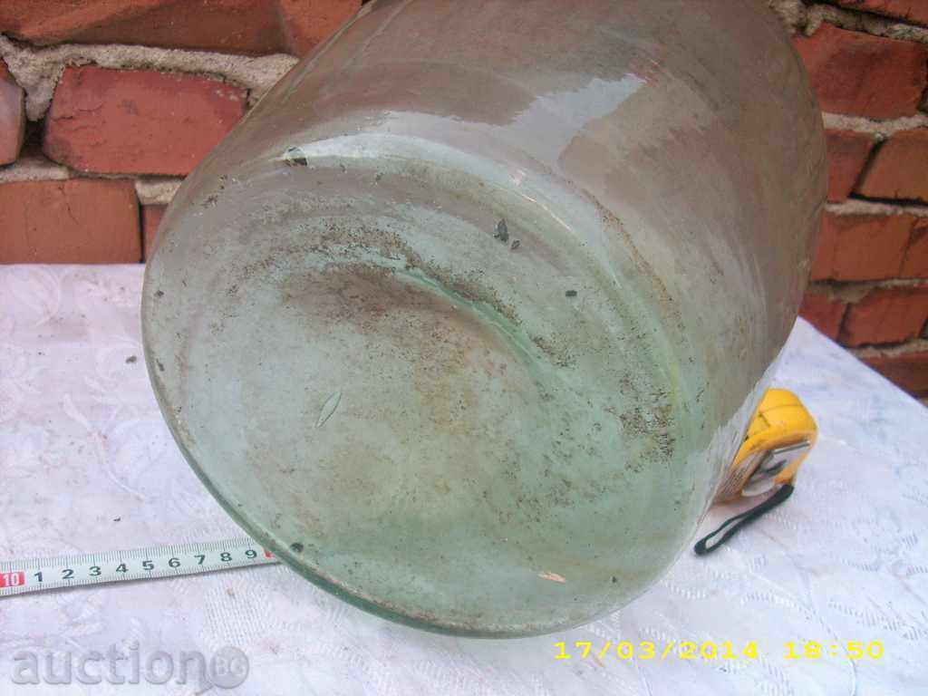 Παλιά γυάλινη κανάτα - 6