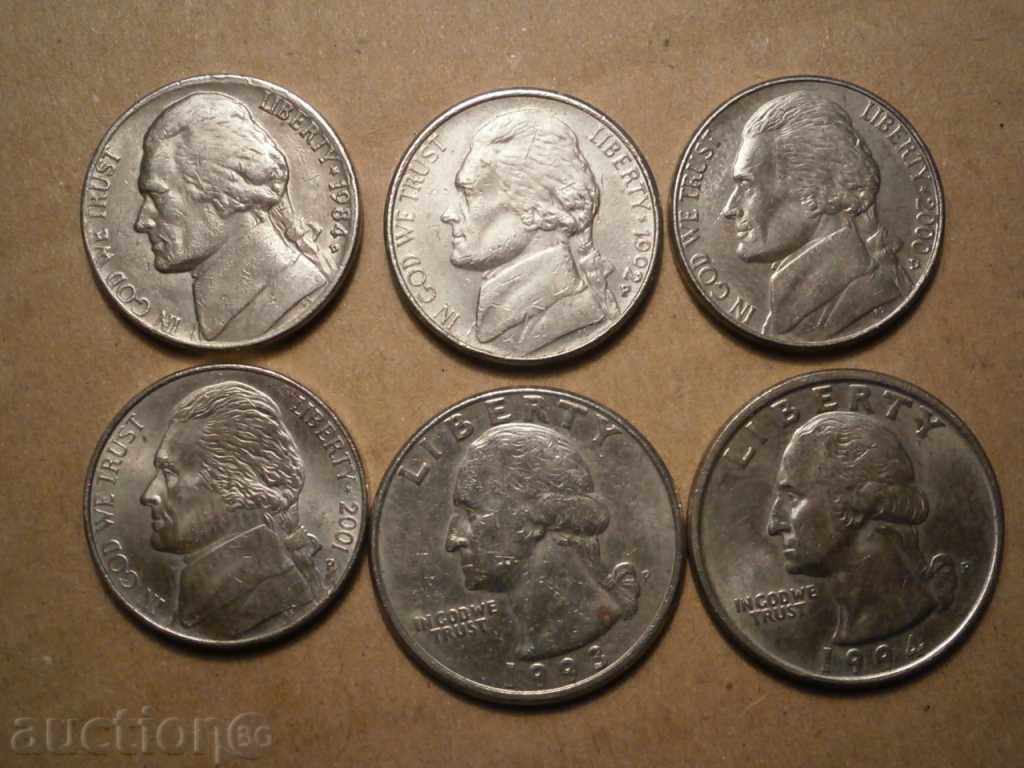 LOT lot cents CENT QUARTER DOLLAR - 7 LOT lot cents CENT QUARTER DOLLAR - 7