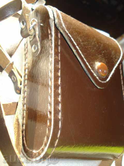 LEATHER COVER FOR CAMERA BAG PHOTO