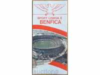 Broșura de fotbal Benfica