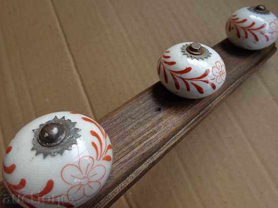 Porcelain balls for a base cabinet, hardware, handles, side tables - 5 Porcelain balls for a base cabinet, hardware, handles, side tables - 5