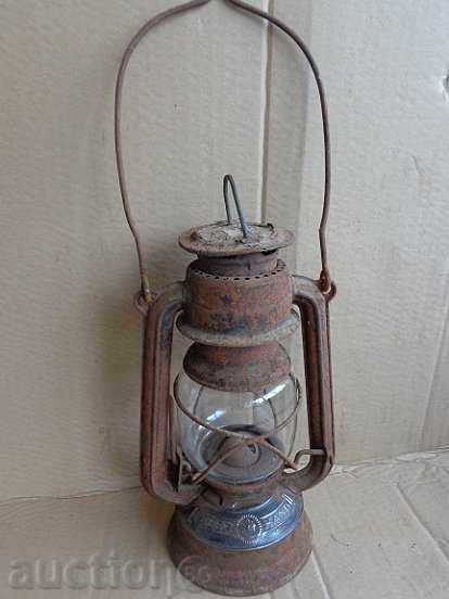 Old German flashlight, lamp, spotlight, early 20th century