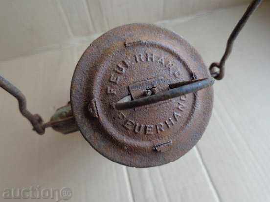 Auction Old German flashlight, lamp, spotlight, early 20th century Auction Old German flashlight, lamp, spotlight, early 20th century