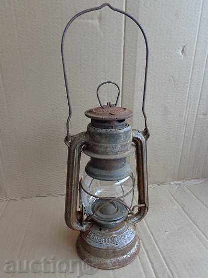 Old German flashlight, lamp, spotlight, early 20th century Old German flashlight, lamp, spotlight, early 20th century