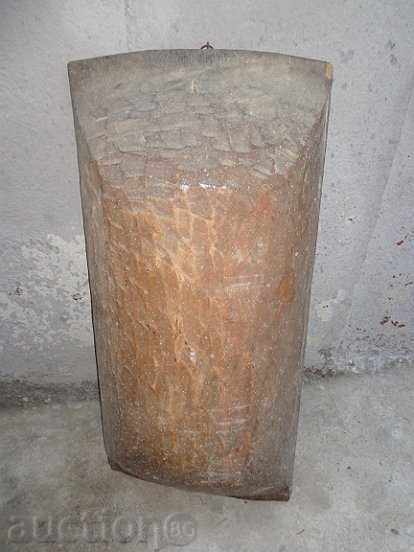 Old wooden bed, wooden, night, basin, chimney - 5