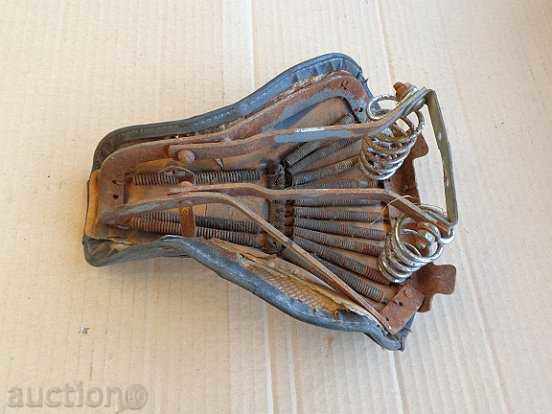 Old leather seat for bicycle, wheel with price 20.00 BGN | € 10.23 Old leather seat for bicycle, wheel with price 20.00 BGN | € 10.23