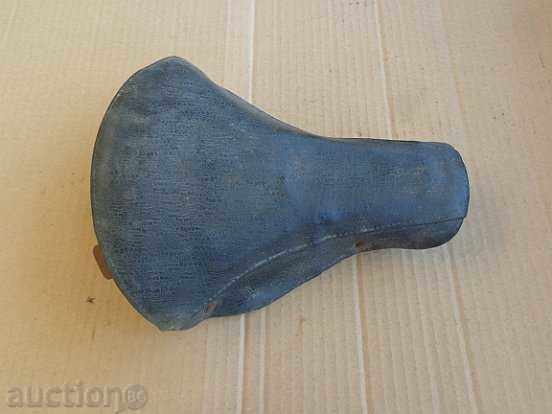 Old leather seat for bicycle, wheel - 6 Old leather seat for bicycle, wheel - 6