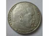5 mărci de argint Germania 1935 III Reich - monedă de argint #12