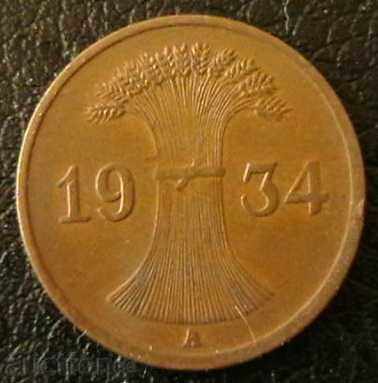 1 πφένιχ 1934 Α, η Γερμανία (Τρίτο Ράιχ) με τιμή 3.00 BGN | € 1.53 1 πφένιχ 1934 Α, η Γερμανία (Τρίτο Ράιχ) με τιμή 3.00 BGN | € 1.53