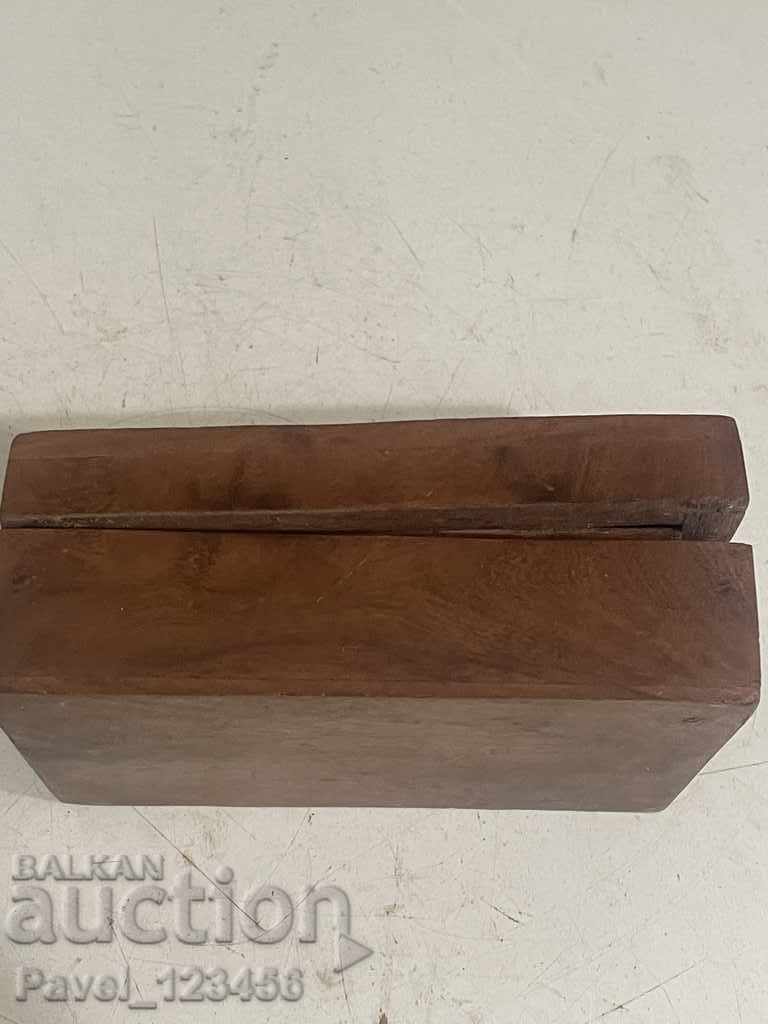 Auction  card box with copper / bronze elements