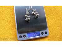 ОБЕЦИ СРЕБРО И ОНИКС - 8.76 г