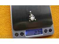 ochi de argint pandantiv piatra tigru