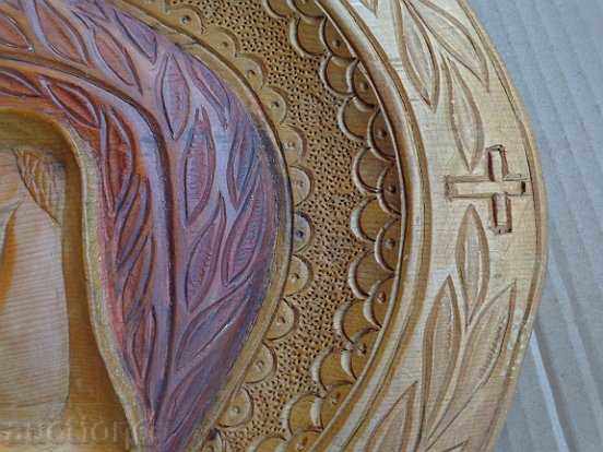 Bas-relief from wood, sculpture, wood-carving, wooden, Virgin Mary - 5 Bas-relief from wood, sculpture, wood-carving, wooden, Virgin Mary - 5