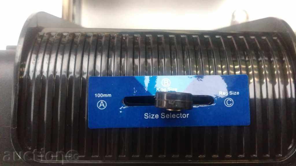 Piston filling machine for cigarettes - manual, lever handle - 6