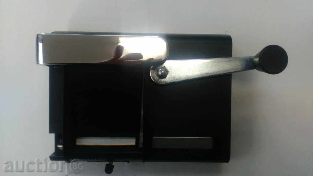 Piston filling machine for cigarettes - manual, lever handle