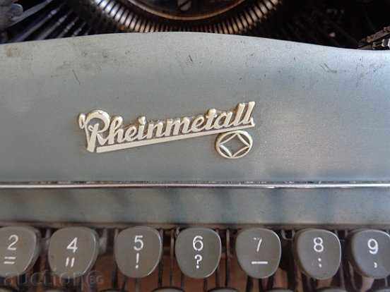 Delivery of German typewriter "RHEINMETALL" in Cyrillic for the USSR Delivery of German typewriter "RHEINMETALL" in Cyrillic for the USSR
