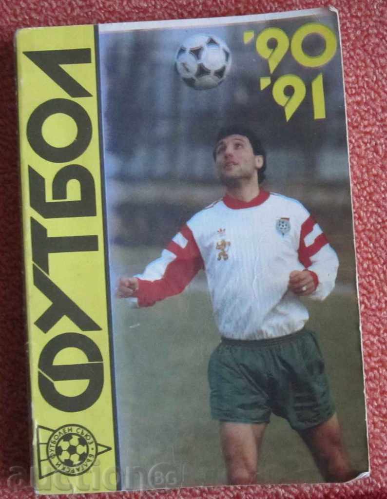 Almanah fotbal 90-91 / M /