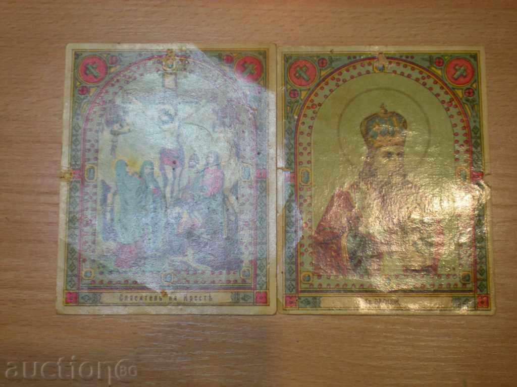 I sell two old color lithographs of rare icons