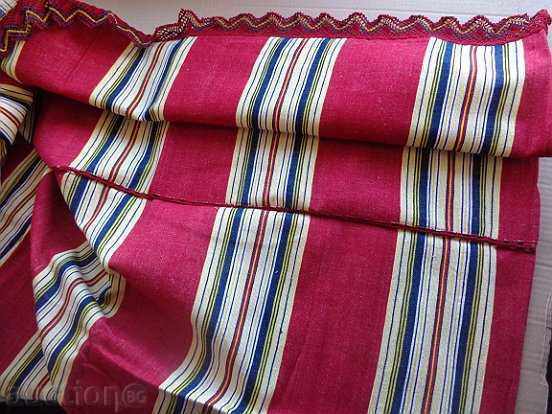 Vintage handwoven chaise lace bridal tablecloth - 7 Vintage handwoven chaise lace bridal tablecloth - 7