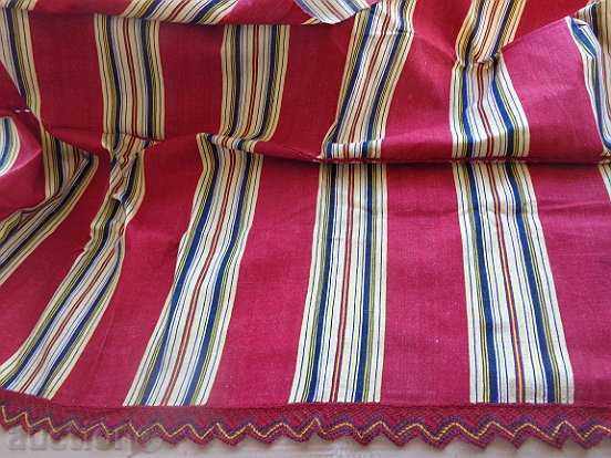 Vintage handwoven chaise lace bridal tablecloth Vintage handwoven chaise lace bridal tablecloth