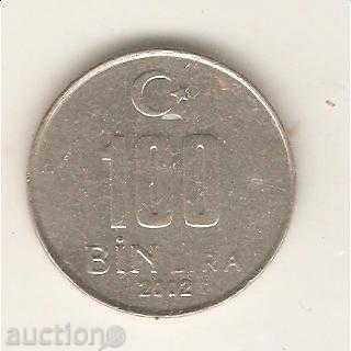 +Турция  100  хил.лири 2002 г.