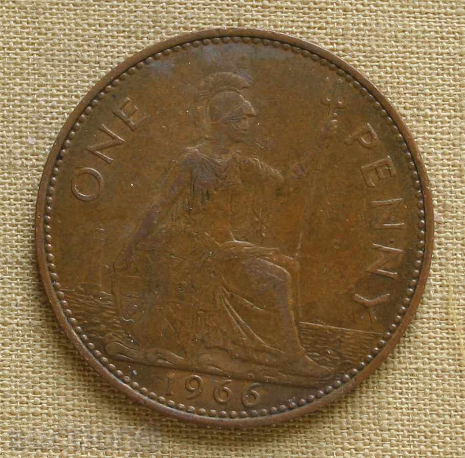 1 penny 1966 United Kingdom