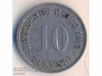 Germany 10 pfennig 1912g