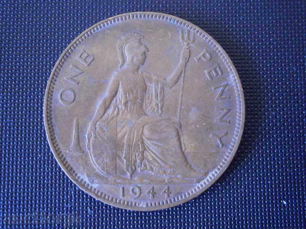 Auction penny 1944 penny George Auction penny 1944 penny George