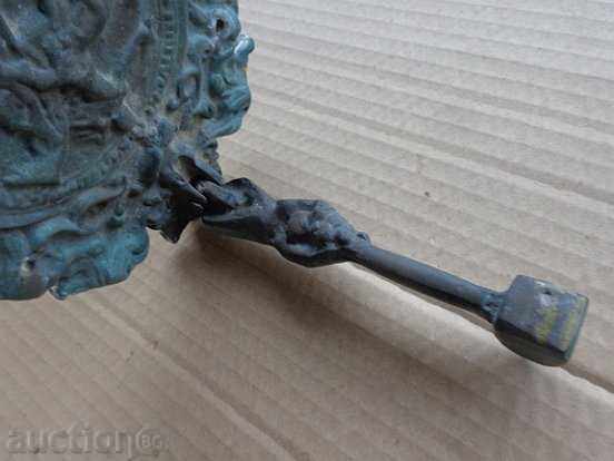 Auction  Old cast iron cast iron for the gate of the Chorbadji home