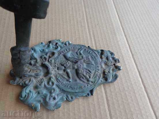 Old cast iron cast iron for the gate of the Chorbadji home - 6