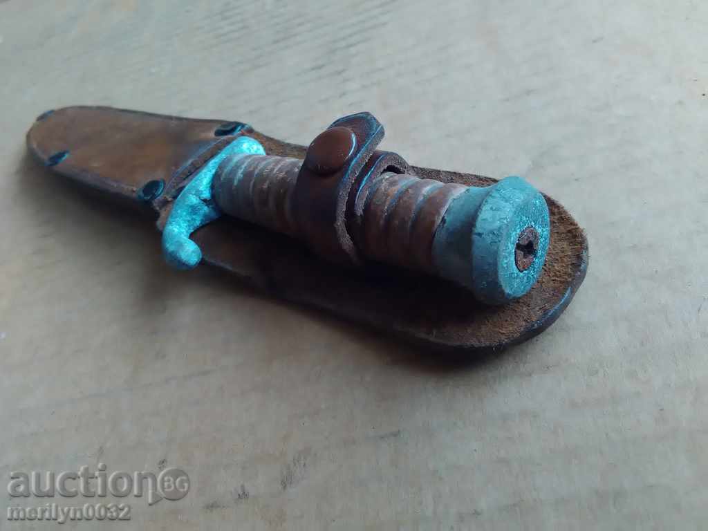 Delivery of An old knife with a guard and a cane of a warrior named Hitler