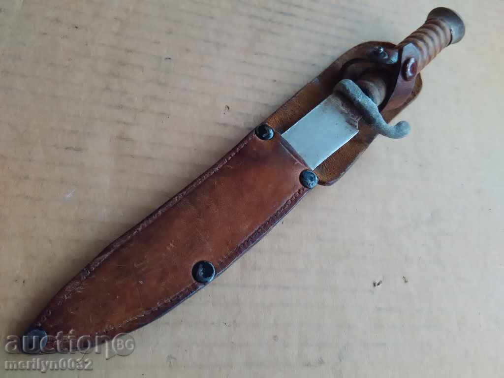 An old knife with a guard and a cane of a warrior named Hitler - 7