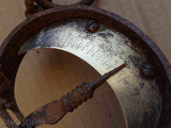 Δημοπρασία Παλιά οθωμανική ζυγαριά σε οκί και κιλά, ζυγαριά, παλάντζα