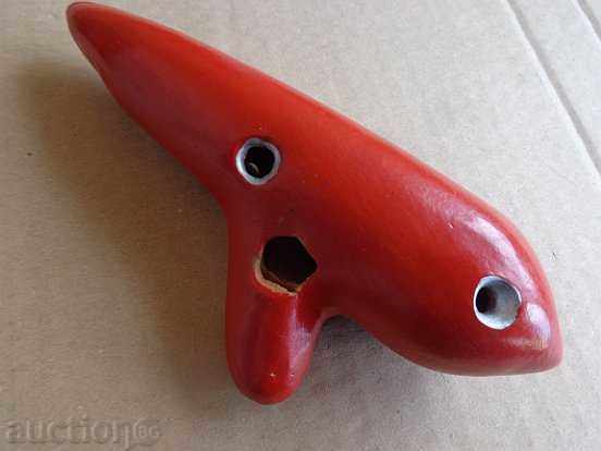 Old Ceramic Cerna, Ceramic, Musical Instrument - 6 Old Ceramic Cerna, Ceramic, Musical Instrument - 6