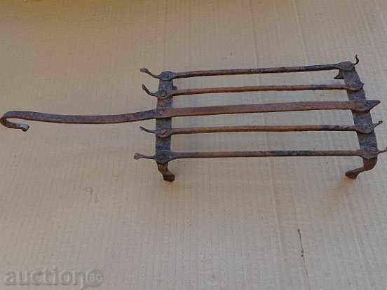 Old hand forged grill, steakhouse, wrought iron with price 49.00 BGN | € 25.05
