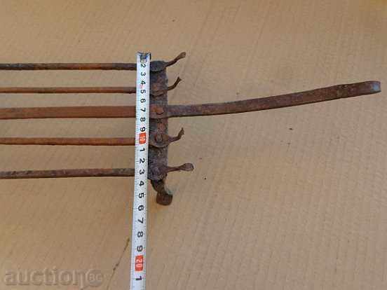 Auction  Old hand forged grill, steakhouse, wrought iron