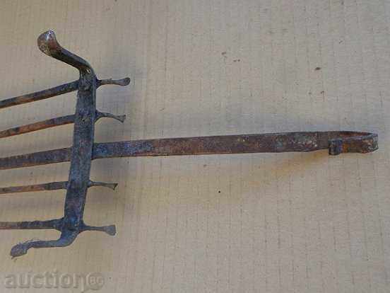 Old hand forged grill, steakhouse, wrought iron - 6