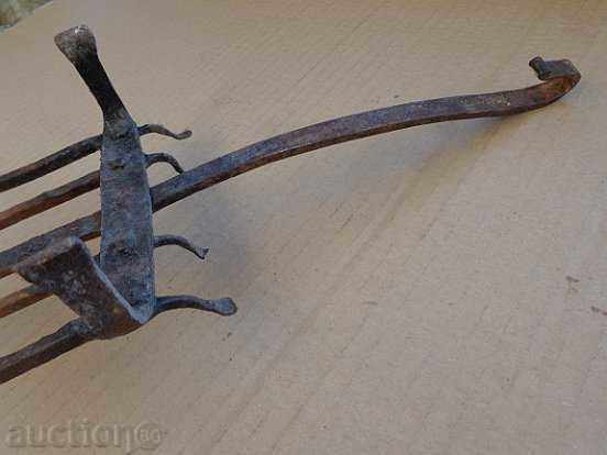 Old hand forged grill, steakhouse, wrought iron - 7