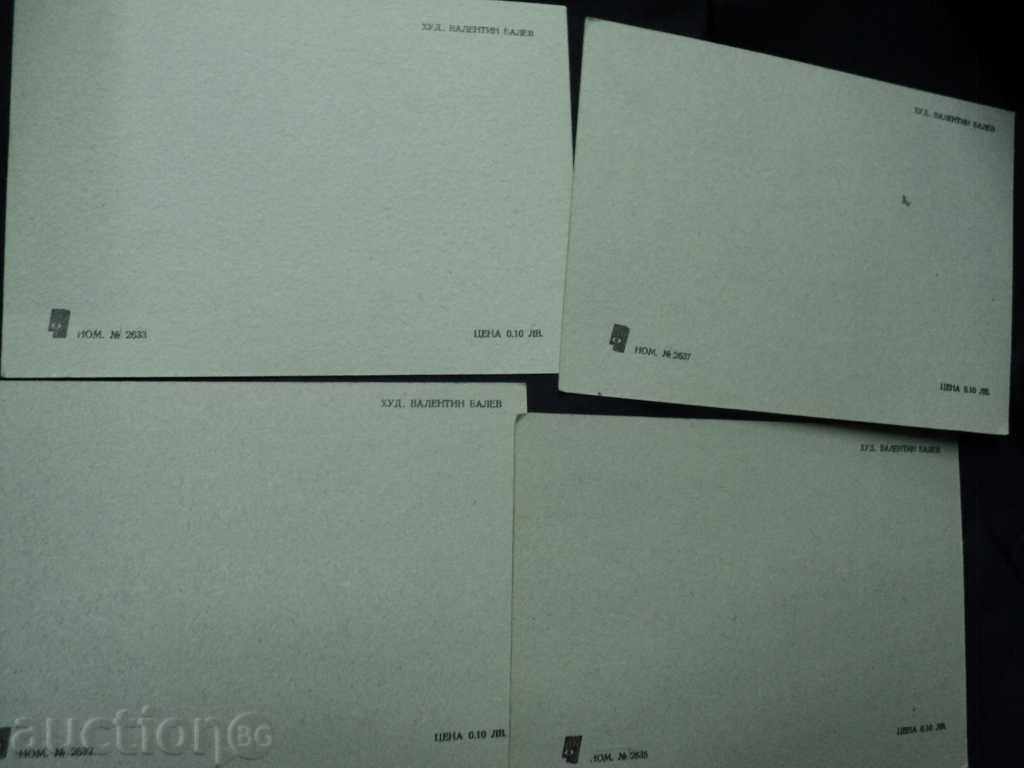 10 CARDS -RETRO CARS-RED !!!! - 6 10 CARDS -RETRO CARS-RED !!!! - 6